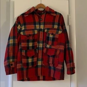 Vintage Checkered Flannel Jacket